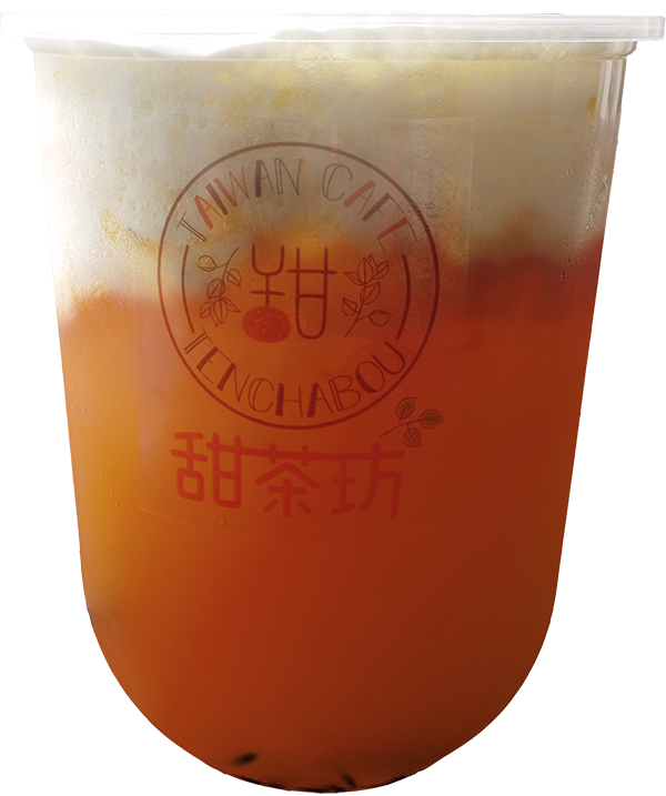 C04<br>パッション紅茶チーズティー<br>¥450<br>
